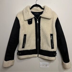 Women’s Teddy Bomber Jacket Puffer Jacket Classic Elevated Winter Fall Sherpa